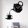 Modern / Contemporary Plastic Metal Irregular Indoor / Outdoor, AA Batteries Powered Wall Clock 31225cm