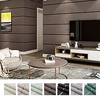 Modern 3D Thick Imitation Deerskin Wallpaper Wall Covering Sticker Film Vertical Striped Faux Deerskin Velvet Non-woven Fabric Home Decor 531000cm miniinthebox