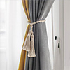 Modern creative decorative curtain buckle and tie belt with hand-woven tassel tie rope and tie belt