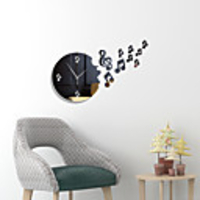 Modern Design Irregular Shape DIY Wall Clock 3D Acrylic Mirror Clock With Quartz Needle For Living Room Bedroom