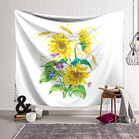 Modern Floral Wall Tapestry Art Decor Blanket Curtain Hanging Home Bedroom Living Room Decoration Polyester miniinthebox