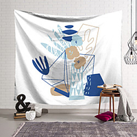 Modern Floral Wall Tapestry Art Decor Blanket Curtain Hanging Home Bedroom Living Room Decoration Polyester miniinthebox