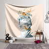 Modern Floral Woman Wall Tapestry Art Decor Blanket Curtain Hanging Home Bedroom Living Room Decoration Polyester miniinthebox