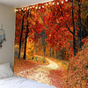 Modern landscape theme tapestry of the forest path wall hanging hanging cloth background cloth decorative cloth miniinthebox
