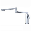 Modern Pot Filler Centerset Rotatable Ceramic Valve Single Handle One Hole Chrome,  Kitchen faucet