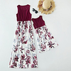 Mommy and Me Floral Print Casual Sleeveless Maxi Dresses miniinthebox