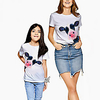 Mommy and Me Kids Family Matching Outfits Tee Animal Short Sleeve Print White Summer Active miniinthebox