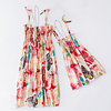 Mommy and Me Rainbow Summer Boho Casual / Daily Print Butterfly Floral Sleeveless Knee-length Dresses miniinthebox