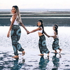 Mommy and Me Tie Dye/Boho Pattern Print Yoga Pants miniinthebox