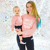 Mommy and Me Tops Heart Letter Daily Print Pink Long Sleeve Daily Matching Outfits / Fall / Winter / Cute miniinthebox
