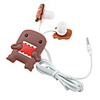 Monster Style Earphones with Cable Winder (Brown)