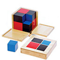 Montessori Teaching Tool Building Blocks Educational Toy Square Education Kid
