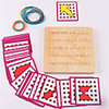 Montessori Teaching Tool Building Blocks Jigsaw Puzzle Pegged Puzzles Educational Toy Square Education Kid