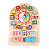 Montessori Teaching Tool Wooden Puzzle Math Toy Time Teaching Clock Educational Toy Education Wooden Kid