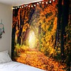 Mooie Natuurlijke Bos Gedrukt Grote Wandtapijten Goedkope Hippie Muur Opknoping Bohemian Wandtapijten Mandala Muur Art Decor