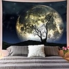 moon tapestry galaxy tapestry tree tapestry starry sky tapestry mystic psychedelic art tapestry wall hanging for home decoramp; 40;h59.1×w78.7 inchesamp; 41;