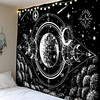 Moon Wall Tapestry Art Decor Blanket Curtain Picnic Tablecloth Hanging Home Bedroom Living Room Dormitory Decoration Meteor Moon miniinthebox