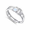 moonstone ring s925 sterling silver sun moon moonstone rings for women