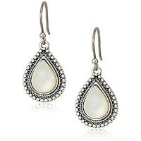 mother of pearl drop earrings