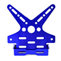 Motorcycle Adjustable License Holder Mount Bracket