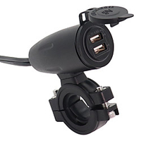 Motorcycle charger with independent control touch switch 5V 4.8A wire length 1.2m with fuse holder miniinthebox