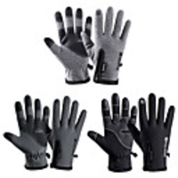 Motorcycle Gloves Moto Gloves Winter Thermal Fleece Lined Winter Water Resistant Touch Screen Non-slip Motorbike Riding Gloves