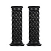 motorcycle handle grips,  handlebar cover 7/8 22mm universal rubber handlebar hand grips bar end(black)