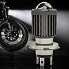 Motorcycle Headlight Bulbs CSP Lens Moto 6000LM Hi Lo Lamp Scooter Accessories Fog Lights White Amber 6000K 1000LM
