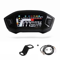 Motorcycle LCD Instrument LCD Color Display Odometer Water Temperature Speedometer ABS General Car Accessories