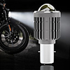 Motorcycle LED Handlebar End Turn Signal Light DC White Yellow Flasher Handle Grip Bar Blinker Side Marker Lamp 3000K 1000LM