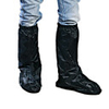 Motorcycle Rain Boot Covers with Reflective Piping - M