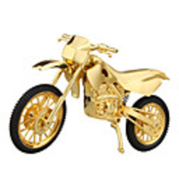Motorcycle Shaped Lighter (Gold)