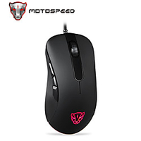 MOTOSPEED BG50 Wireless Bluetooth / Wireless 2.4G Optical Office Mouse 2400 dpi 5 Adjustable DPI Levels 6 pcs Keys 6 Programmable Keys