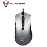 MOTOSPEED V70 Wired USB Optical Gaming Mouse Multi-colors Backlit 12000 dpi 8 Adjustable DPI Levels 6 pcs Keys 6 Programmable Keys