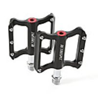 Mountain Bike Pedals Flat Platform Pedals Lightweight Anti-Slip Durable Aluminum Alloy for Cycling Bicycle Mountain Bike MTB Black