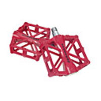 Mountain Bike Pedals Flat Platform Pedals Sealed Bearing Anti-Slip Durable 2 Bearing Aluminium for Cycling Bicycle Road Bike Mountain Bike MTB Recreational Cycling Red