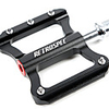Mountain Bike Pedals Flat Platform Pedals Sealed Bearing Lightweight Anti-Slip Aluminum Alloy for Cycling Bicycle Road Bike Mountain Bike MTB Folding Bike Black