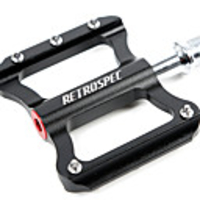 Mountain Bike Pedals Flat Platform Pedals Sealed Bearing Lightweight Anti-Slip Aluminum Alloy for Cycling Bicycle Road Bike Mountain Bike MTB Folding Bike Black