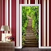 Mountain Stone Stairs Self-adhesive Creative Door Stickers Living Room Diy Decorative Home Waterproof Wall Stickers