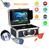 MOUNTAINONE F001M-20M 20M 7 Inch 1000tvl Underwater Fishing Video Camera Kit 12 PCS LED Lights Video Fish Finder Lake Under Water fish cam