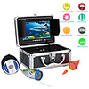 MOUNTAINONE F001M-30M 30M 7 Inch 1000tvl Underwater Fishing Video Camera Kit 12 PCS LED Lights Video Fish Finder Lake Under Water fish cam