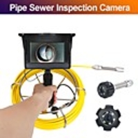 MOUNTAINONE F5P17-20M 20M 5 inch Handheld Industrial Pipe Sewer Inspection Video Camera IP68 Waterproof Drain Pipe Sewer Inspection Camera System