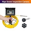 MOUNTAINONE F5P22-50M 5 Inch 50M Handheld Industrial Pipe Sewer Inspection Video Camera IP68 Waterproof Drain Pipe Sewer Inspection Camera System