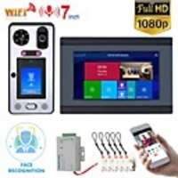 MOUNTAINONE SY709BGLB11 Wired amp;amp; Wireless Built in out Speaker 7 inch Hands-free One to One video doorphone