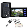MOUNTAINONE SY816MJL11 7inch Fingerprint RFID Password Video Door Phone Intercom Doorbell With Night Vision Security CCTV Camera Home Surveillance