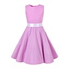 Movie / TV Theme Costumes Audrey Hepburn Dresses Floral Style Vintage Vintage Inspired Hepburn Dress JSK / Jumper Skirt Girls