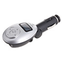 MP3 Player FM Transmitter with Card Reader and USB Port (White)