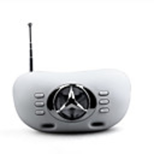 MP3 Sports Armband Speaker SD/USB Slot FM Radio (White)