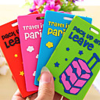 Mr and Mrs Luggage Tag Personalized Custom Made Unique Luggage Accessory Durable Convenient Leather Silica Gel 2pcs Orange Monogram Travel Accessory