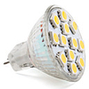 MR11 5050 SMD 12-LED Warm White 120-150LM Light Bulb (12V,  2-2.5W)